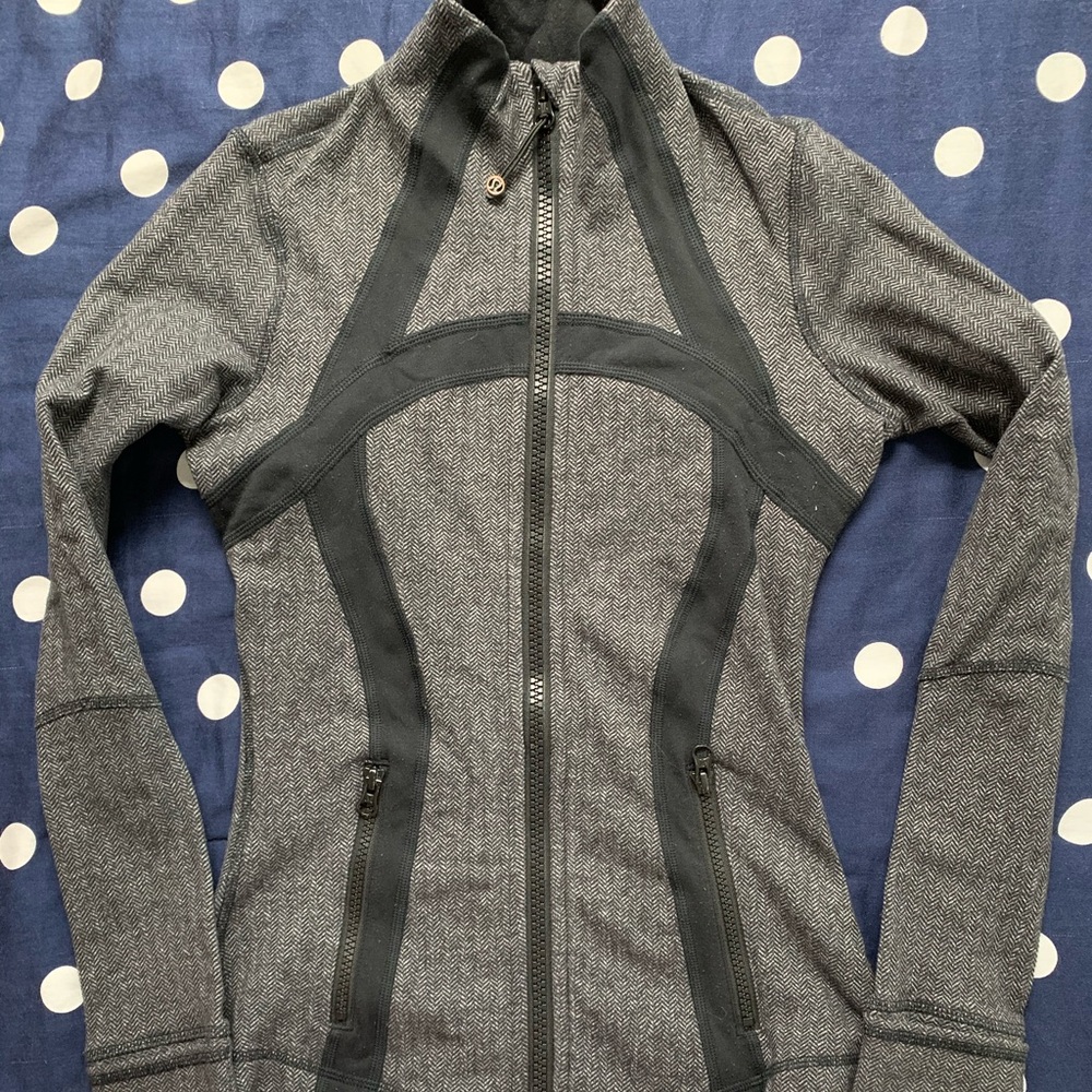Lululemon Define Jacket - black herringbone 🍋😍